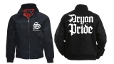 Harrington Jacke - bedruckt - schwarz - Aryan Pride Harrington Jacke - bedruckt - schwarz - Aryan Pride