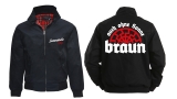 Harrington Jacke - bedruckt - schwarz - Sonnenstudio 88 Harrington Jacke - bedruckt - schwarz - Sonnenstudio 88
