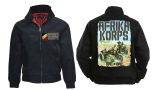 Harrington Jacke - bedruckt - schwarz - Afrika Korps Harrington Jacke - bedruckt - schwarz - Afrika Korps