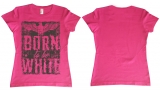 Frauen T-Shirt - Born to be white - Adler - rosa/ schwarz Frauen T-Shirt - Born to be white - Adler - rosa/ schwarz