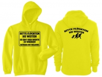 Kapuzenpullover - Refugees not Welcome Teil 3 gelb Kapuzenpullover - Refugees not Welcome Teil 3 gelb