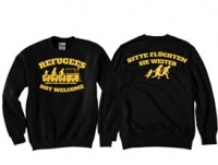 Pullover - Refugees not Welcome schwarz Pullover - Refugees not Welcome schwarz