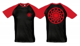 Raglan T-Shirt - Schwarze Sonne - rot - Motiv 2 - schwarz/rot Raglan T-Shirt - Schwarze Sonne - rot - Motiv 2 - schwarz/rot