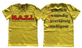 Premium Shirt - N.A.Z.I. - Motiv 1 - gelb Premium Shirt - N.A.Z.I. - Motiv 1 - gelb