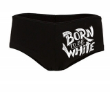 Frauen Hotpants - Born to be white - Logo - schwarz/weiß Frauen Hotpants - Born to be white - Logo - schwarz/weiß