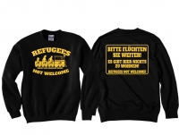 Pullover - Refugees not Welcome Teil 2 schwarz Pullover - Refugees not Welcome Teil 2 schwarz