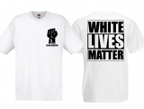 T-Hemd - White Lives Matter - I can breath - weiß T-Hemd - White Lives Matter - I can breath - weiß