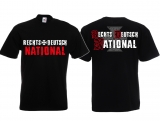 Frauen T-Shirt - Rechts - Deutsch - National - schwarz Frauen T-Shirt - Rechts - Deutsch - National - schwarz