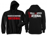 Kapuzenpullover - Rechts - Deutsch - National - schwarz Kapuzenpullover - Rechts - Deutsch - National - schwarz