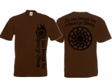 Frauen T-Shirt - In uns brennt die Schwarze Sonne - braun/schwarz Frauen T-Shirt - In uns brennt die Schwarze Sonne - braun/schwarz