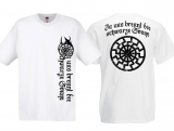 Frauen T-Shirt -In uns brennt die Schwarze Sonne - weiß/schwarz Frauen T-Shirt -In uns brennt die Schwarze Sonne - weiß/schwarz