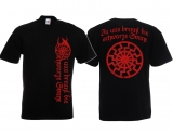 Frauen T-Shirt - In uns brennt die Schwarze Sonne - schwarz/rot Frauen T-Shirt - In uns brennt die Schwarze Sonne - schwarz/rot