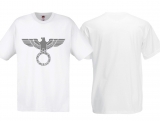Frauen T-Shirt - Adler mit Kreis - Grau Frauen T-Shirt - Adler mit Kreis - Grau