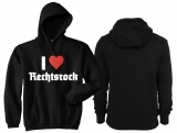 Kapuzenpullover - I Love Rechtsrock - schwarz Kapuzenpullover - I Love Rechtsrock - schwarz