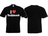 Frauen T-Shirt - I Love Rechtsrock - schwarz Frauen T-Shirt - I Love Rechtsrock - schwarz
