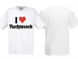 Frauen T-Shirt - I Love Rechtsrock - weiß Frauen T-Shirt - I Love Rechtsrock - weiß