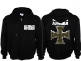 Frauen Kapuzenjacke - Niemals Aufgeben - Motiv 2 Frauen Kapuzenjacke - Niemals Aufgeben - Motiv 2