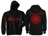 Frauen - Kapuzenpullover - In uns brennt die Schwarze Sonne - schwarz/rot Frauen - Kapuzenpullover - In uns brennt die Schwarze Sonne - schwarz/rot