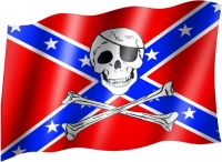 Fahne - Südstaaten - Totenkopf 2 (211) Fahne - Südstaaten - Totenkopf 2 (211)