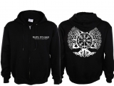 Frauen Kapuzenjacke - Aryan Valkyrie - Vegvisir - schwarz/weiß Frauen Kapuzenjacke - Aryan Valkyrie - Vegvisir - schwarz/weiß