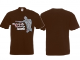 Frauen T-Shirt - Wehrhafte Deutsche Jugend - braun Frauen T-Shirt - Wehrhafte Deutsche Jugend - braun