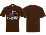 Frauen T-Shirt - Deutsche Jugend voran - braun Frauen T-Shirt - Deutsche Jugend voran - braun