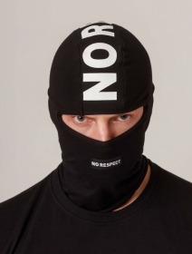 PG Wear - Sturmhaube - NO RESPECT - Black/White +++NUR WENIGE DA+++ ()