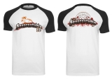 Raglan T-Shirt - Sonnenstudio 88 - Neue Generation - schwarz/weiß Raglan T-Shirt - Sonnenstudio 88 - Neue Generation - schwarz/weiß