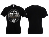 Frauen T-Shirt - Berg Heil - Motiv 2 - schwarz Frauen T-Shirt - Berg Heil - Motiv 2 - schwarz