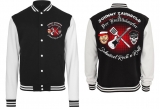 College Jacke - schwarz/weiß - Johnny Zahngold - Schnitzel Rock n Roll College Jacke - schwarz/weiß - Johnny Zahngold - Schnitzel Rock n Roll