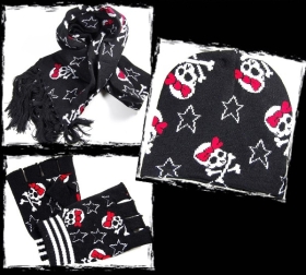 Schal Set - Cute Skull Schal Set - Cute Skull