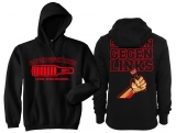 Frauen - Kapuzenpullover - Saufen gegen Links - schwarz/rot Frauen - Kapuzenpullover - Saufen gegen Links - schwarz/rot