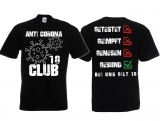 Frauen T-Shirt - Anti Corona Club - 1G Gesund - schwarz Frauen T-Shirt - Anti Corona Club - 1G Gesund - schwarz