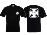 Frauen T-Shirt - Eisernes Kreuz - Brust - klein - Motiv 2 Frauen T-Shirt - Eisernes Kreuz - Brust - klein - Motiv 2