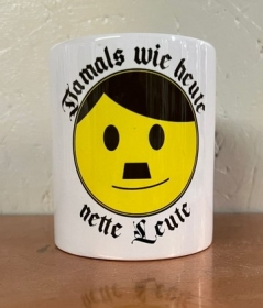 Tasse - Damals wie heute - Nette Leute - Gesicht Tasse - Damals wie heute - Nette Leute - Gesicht