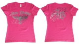 Frauen T-Shirt - Aryan Bloodline - Motiv 2 - pink/silber Frauen T-Shirt - Aryan Bloodline - Motiv 2 - pink/silber