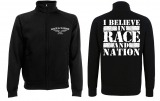 Stehkragen-Jacke - Race & Nation - schwarz/weiß Stehkragen-Jacke - Race & Nation - schwarz/weiß