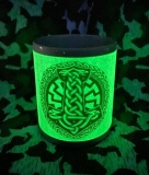 Leuchttasse - Thors Hammer mit Schwarzer Sonne