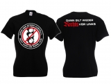 Frauen T-Shirt - Rechts vor Links - Wenn der Strom ausfällt - geht auch die Ampel aus - schwarz Frauen T-Shirt - Rechts vor Links - Wenn der Strom ausfällt - geht auch die Ampel aus - schwarz
