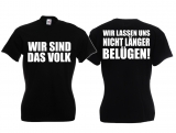 Frauen T-Shirt - Wir sind das Volk - schwarz Frauen T-Shirt - Wir sind das Volk - schwarz