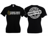 Frauen T-Shirt - BIO Deutsche - Verbunden durchs Blut - schwarz Frauen T-Shirt - BIO Deutsche - Verbunden durchs Blut - schwarz
