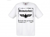 Frauen T-Shirt - Heimatschutz für Familie Volk und Vaterland - weiß/schwarz Frauen T-Shirt - Heimatschutz für Familie Volk und Vaterland - weiß/schwarz