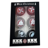 Schmuck-Kugelset - KKK - Weisse Weihnachten +++RAUSVERKAUF+++