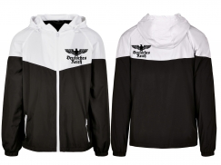 Windbreaker - schwarz/weiß - Deutsches Herz Windbreaker - schwarz/weiß - Deutsches Herz