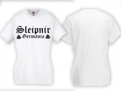 Frauen T-Shirt - Sleipnir - Germania - Motiv 2 - weiss Frauen T-Shirt - Sleipnir - Germania - Motiv 2 - weiss
