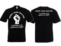 Frauen T-Shirt - In Gedenken an die deutschen Gewaltopfer - White Lives Matter - Motiv 1 Frauen T-Shirt - In Gedenken an die deutschen Gewaltopfer - White Lives Matter - Motiv 1