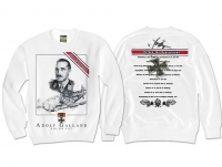 Pullover - Helden für Deutschland - Adolf Galland - weiß Pullover - Helden für Deutschland - Adolf Galland - weiß