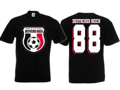 T-Hemd - Fußball - Deutsches Reich - Trikot 88 - Motiv 2 T-Hemd - Fußball - Deutsches Reich - Trikot 88 - Motiv 2