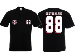 T-Hemd - Fußball - Deutschland - Trikot 88 - Motiv 1 T-Hemd - Fußball - Deutschland - Trikot 88 - Motiv 1