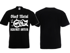 Frauen T-Shirt - Black Metal - Against Antifa - Motiv 1 Frauen T-Shirt - Black Metal - Against Antifa - Motiv 1